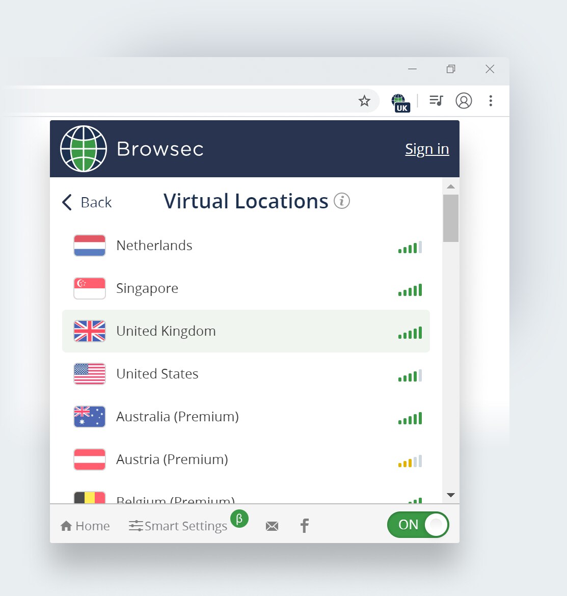 vpn for mac chrome free